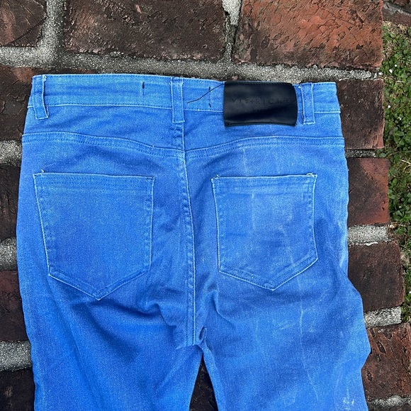 Vie Riche Baroque Print Denim Pants size 34 - Picture 7 of 10